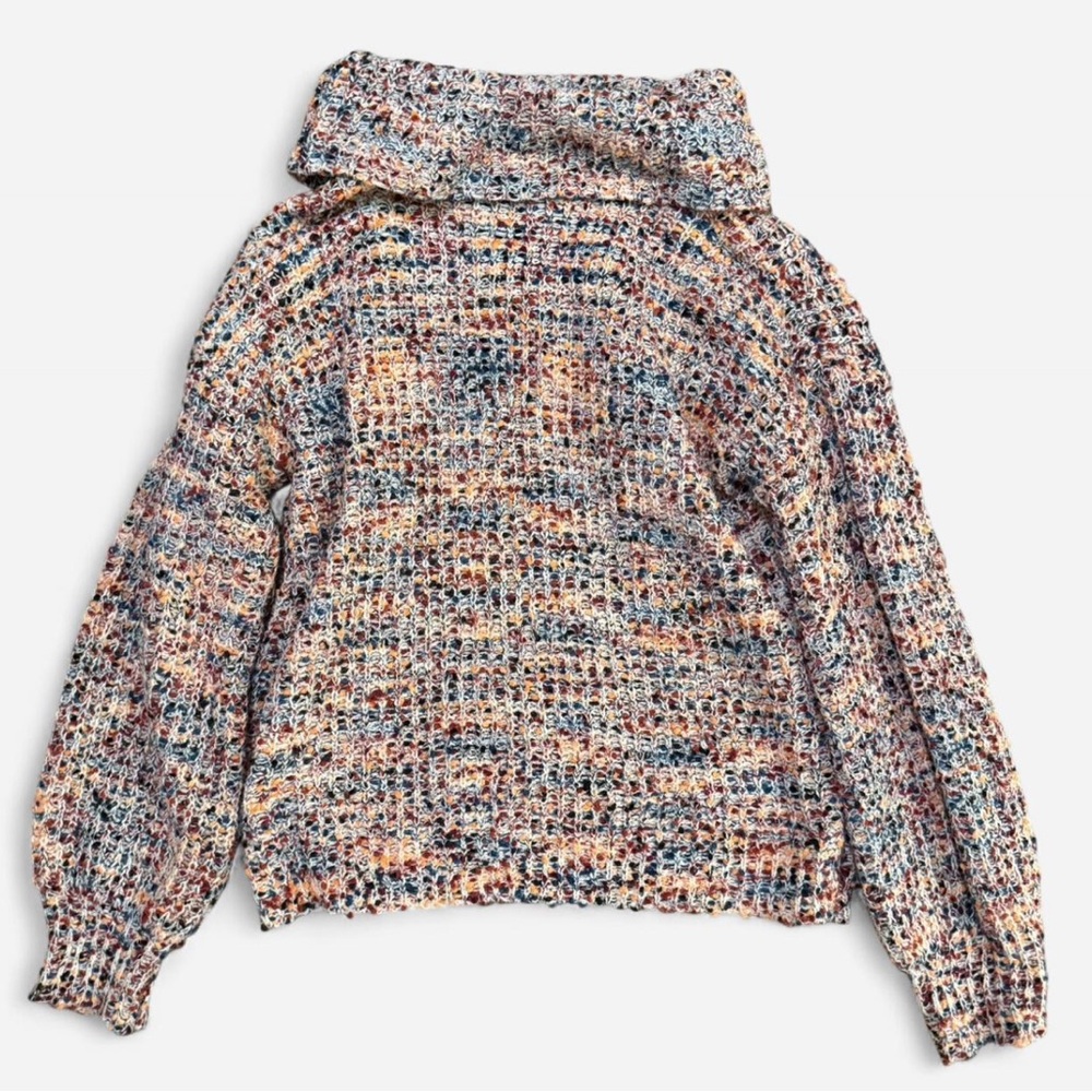 Kids Art Class Multicolor Knit Turtleneck Sweater - Picture 2 of 2